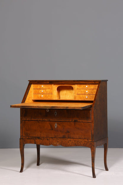 Beautiful secretary in Art Deco style antique around 1930 office chest of drawers writing chest