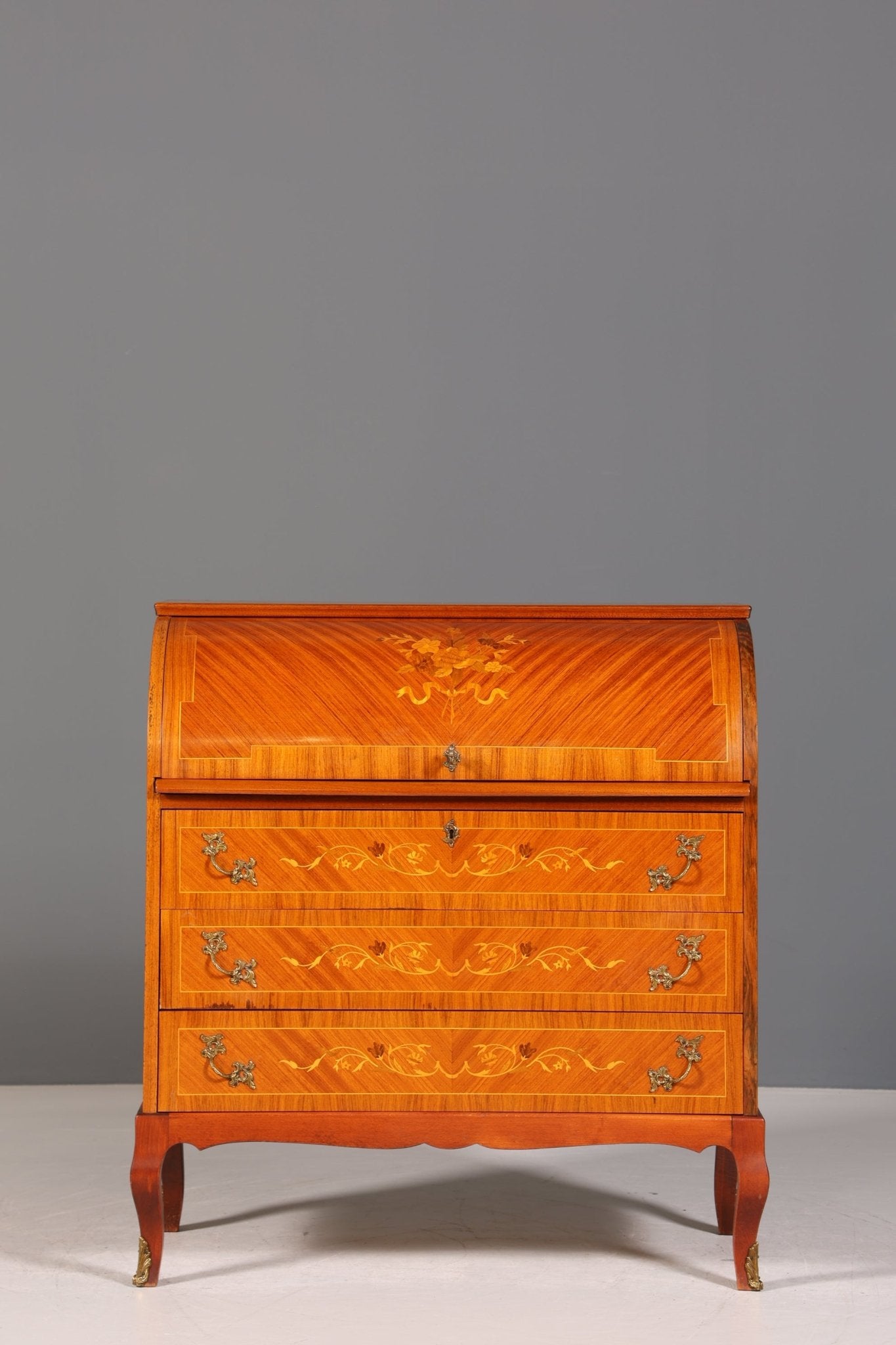 Beautiful secretary in baroque style antique style office chest of drawers writing chest