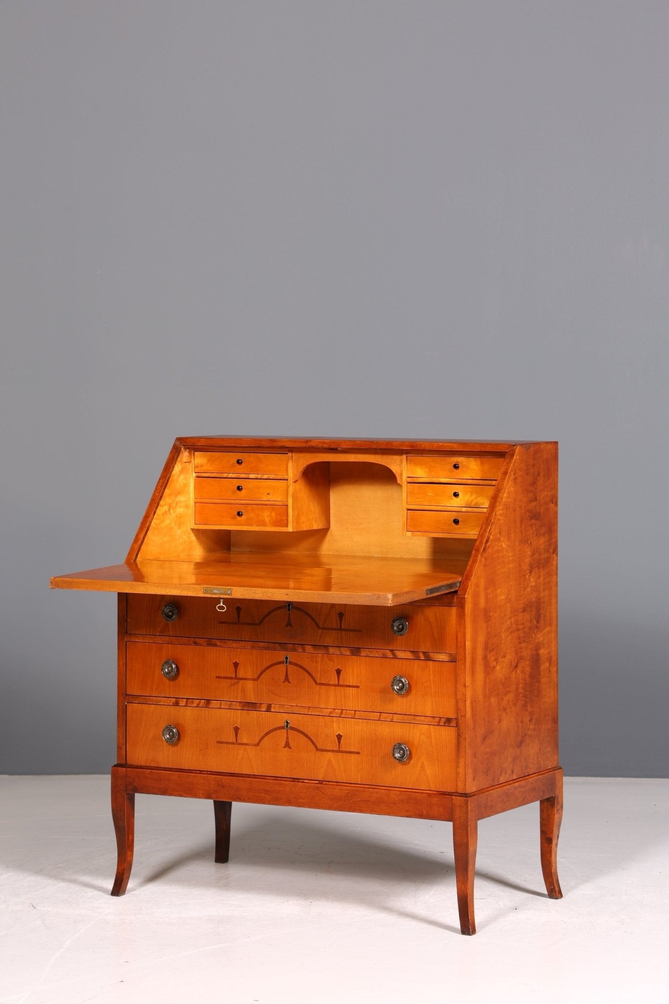 Beautiful secretary around 1930 office chest of drawers real wood desk office chest of drawers