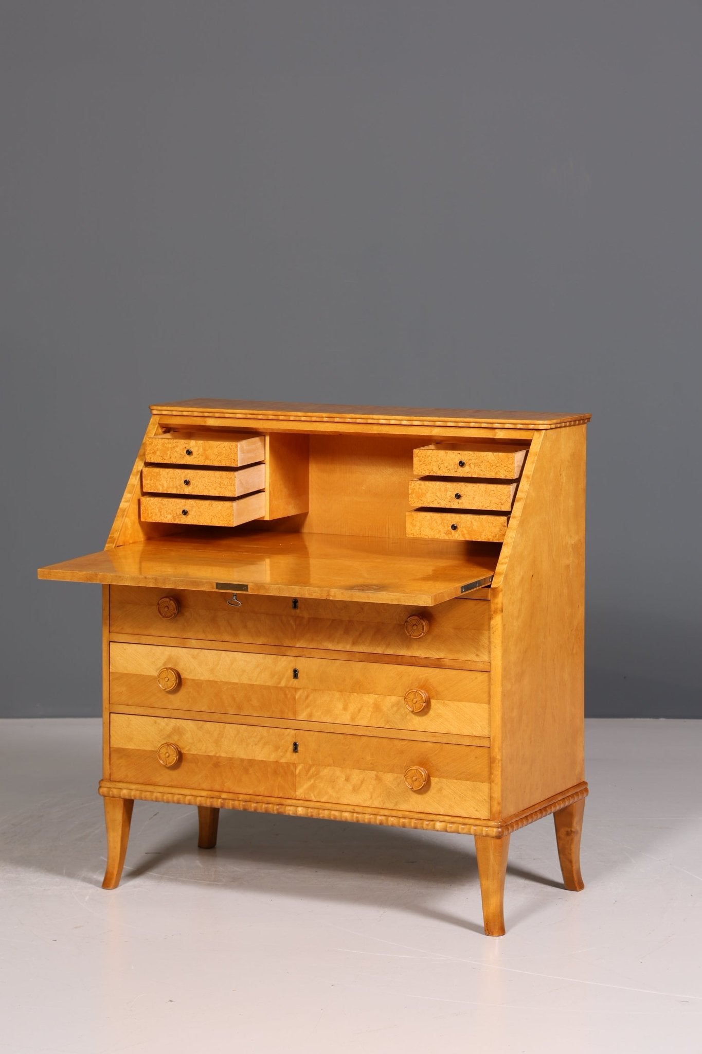 Wunderschöner Sekretär um 1930 Schreibmöbel echt Holz Kommode Office Desk Secretary