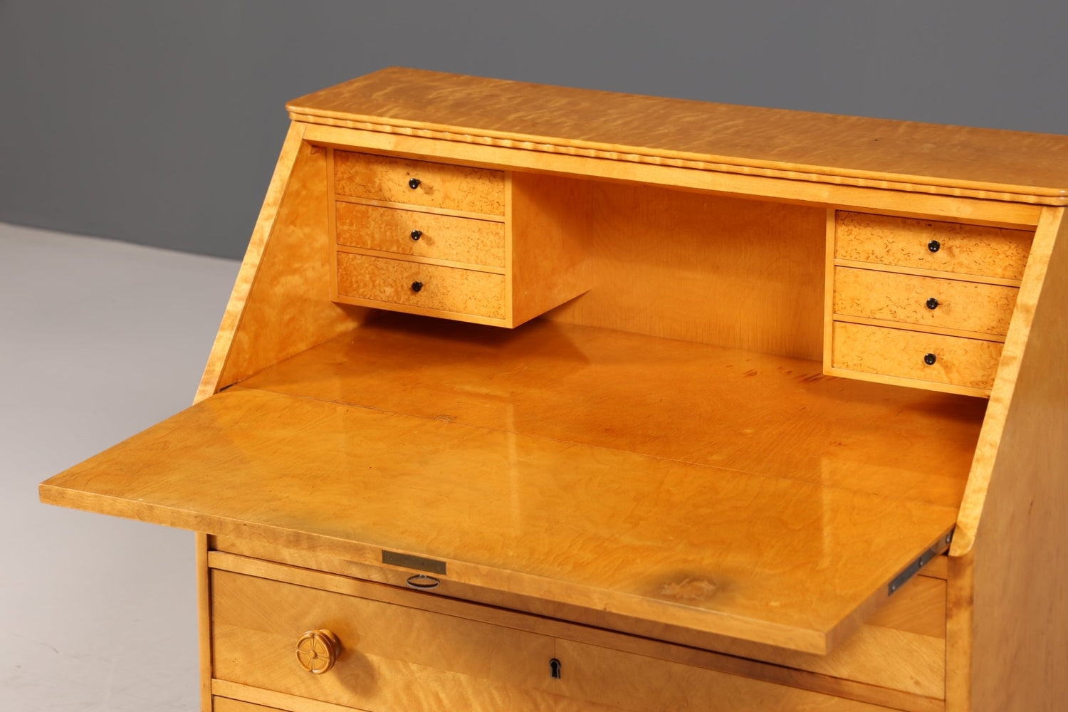 Beautiful secretary around 1930 writing furniture real wood chest of drawers Office Desk Secretary