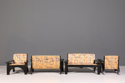 Beautiful Cassina Hill House Couch Design Italian Sofa 1980s by Charles Rennie Mackintosh 1 of 2