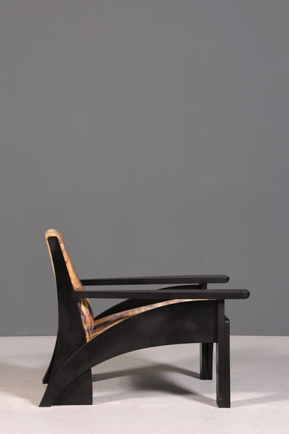 Beautiful Cassina Hill House Armchair Design Italian Armchair by Charles Rennie Mackintosh 1980s 1 of 2