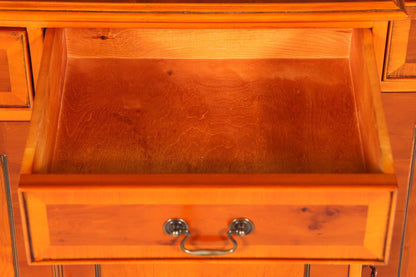 Beautiful English sideboard yew cabinet antique 60s buffet cabinet chest of drawers