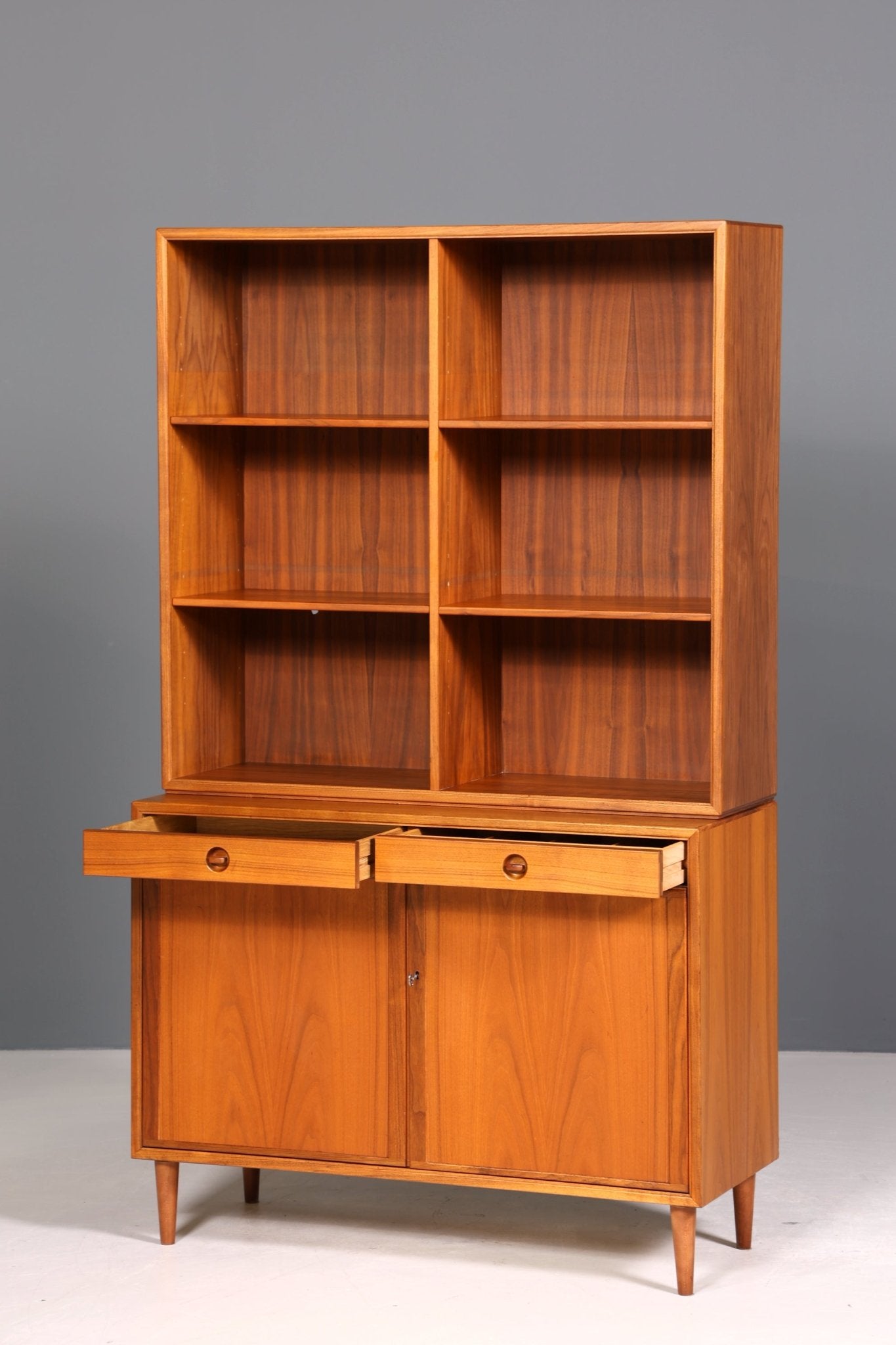 Wunderschönes Mid Century Regal Made in Denmark echt Holz Schrank Danish Design Retro Kommode Vintage Bücherregal 60er Jahre 1 von 2