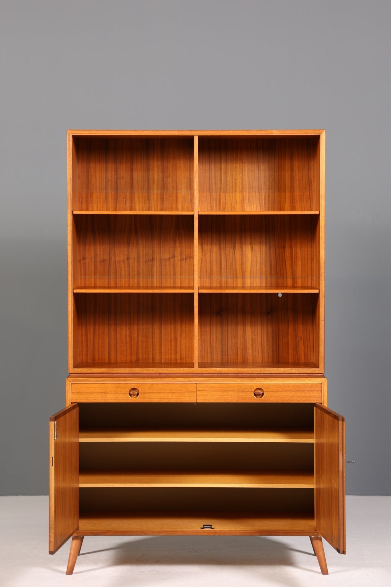 Wunderschönes Mid Century Regal Made in Denmark echt Holz Schrank Danish Design Retro Kommode Vintage Bücherregal 60er Jahre 2 von 2