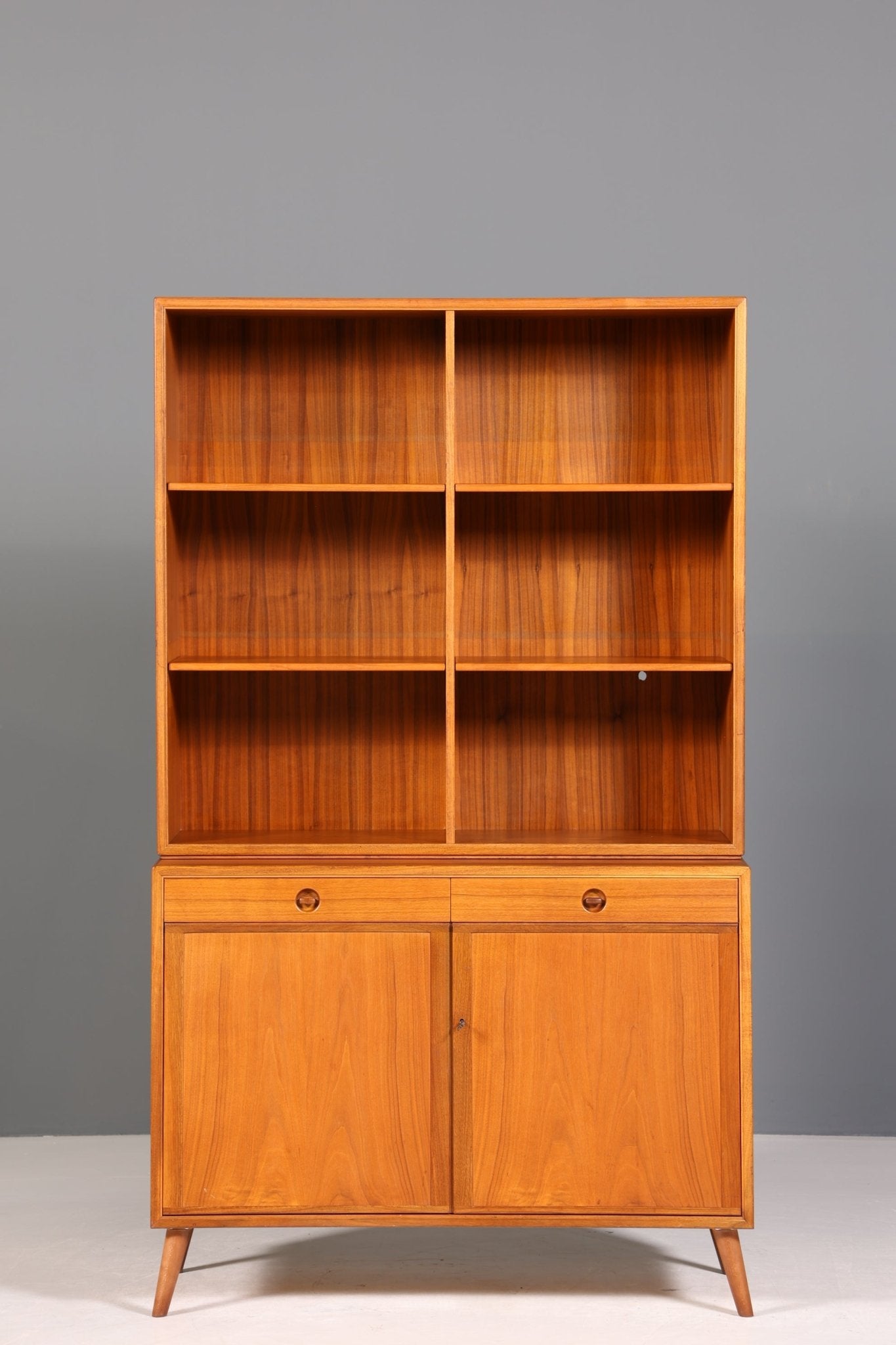 Wunderschönes Mid Century Regal Made in Denmark echt Holz Schrank Danish Design Retro Kommode Vintage Bücherregal 60er Jahre 2 von 2